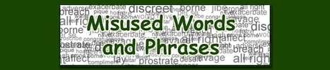 misused words and phrases graphic